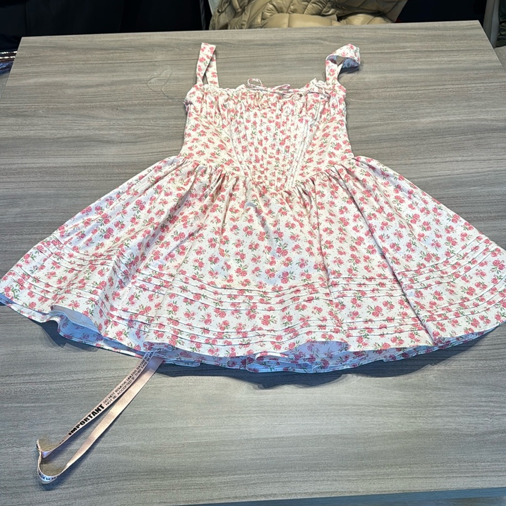 House of CB Natassia pink floral dress size medium new with tags